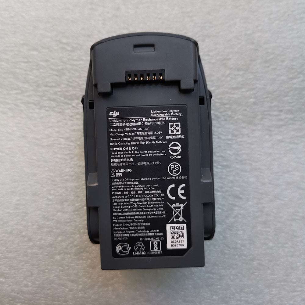 thumbnail image 2 of DJI Spark Intelligent Flight Battery – 1480mAh 11.4V (Used, Tested Working) 2 of 4