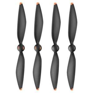 For DJI Mavic 4 Pro Drone RCSTQ Low-Noise Quick-Release Propellers Replacement Blades(Black Orange)